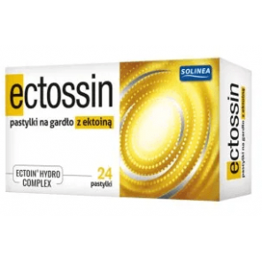 Ectossin, pastylki na gardło z ektoiną, 24 szt. - zdjęcie produktu