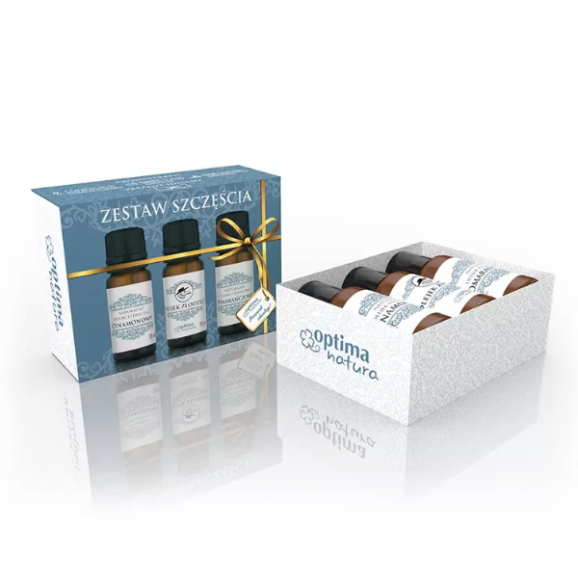 Optima Natura, Zestaw Szczęścia, 3 olejki eteryczne, 3 x 10 ml - zdjęcie produktu
