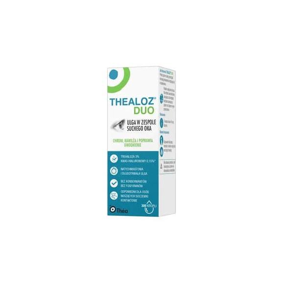 Thealoz Duo 3% + 0,15%, krople do oczu, 10 ml Thealoz Duo 3% + 0,15%, krople do oczu, 10 ml - zdjęcie produktu