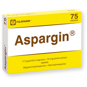 Aspargin, 250 mg + 250 mg, tabletki, 75 szt. (Filofarm) - zdjęcie produktu