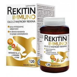 Rekitin Immuno, olej z wątroby rekina, kapsułki, 120 szt. - zdjęcie produktu