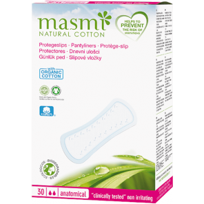 Masmi, wkładki higieniczne o anatomicznym kształcie, 30 szt. - zdjęcie produktu