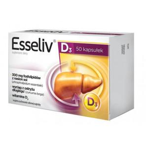 Esseliv D3, kapsułki, 50 szt. - zdjęcie produktu