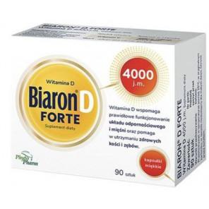 Biaron D Forte 4000 j.m., kapsułki, 90 szt. - zdjęcie produktu