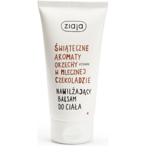 Ziaja Świąteczne Aromaty, nawilżający balsam do ciała orzechy w mlecznej czekoladzie, 160 ml - zdjęcie produktu