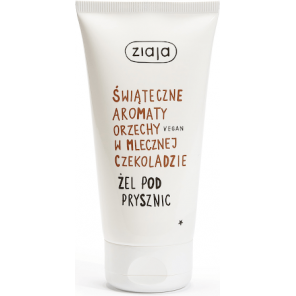 Ziaja Świąteczne Aromaty, żel pod prysznic orzechy w mlecznej czekoladzie, 160 ml - zdjęcie produktu
