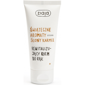 Ziaja Świąteczne Aromaty, rewitalizujący krem do rąk słony karmel, 50 ml - zdjęcie produktu
