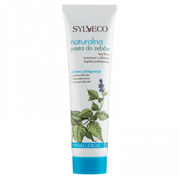 Sylveco, pasta do zębów naturalna, bez fluoru, 100 ml Sylveco, pasta do zębów naturalna, bez fluoru, 100 ml - zdjęcie produktu