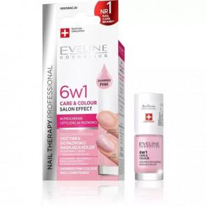 Odżywka do paznokci nadająca kolor Eveline Care&Colour, SHIMMER PINK, 5 ml - zdjęcie produktu