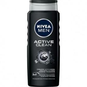 Nivea MEN Active Clean, żel pod prysznic, 500 ml - zdjęcie produktu