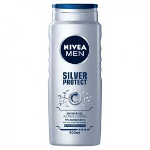 Nivea MEN Silver Protect, żel pod prysznic, 500 ml - zdjęcie produktu