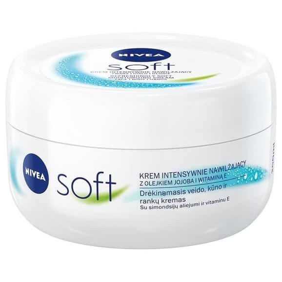 Nivea Soft, intensywnie nawilżający krem, 200 ml Nivea Soft, intensywnie nawilżający krem, 200 ml - zdjęcie produktu