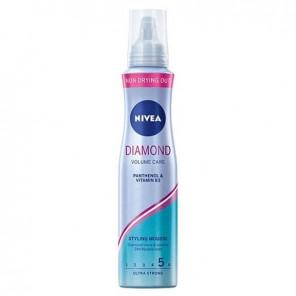 Nivea Diamond Volume Care, pianka do włosów, 150 ml - zdjęcie produktu