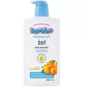 Bambino Rodzina, żel pod prysznic i do kąpieli, hiperdelikatny, mirabelki, 1000 ml - zdjęcie produktu