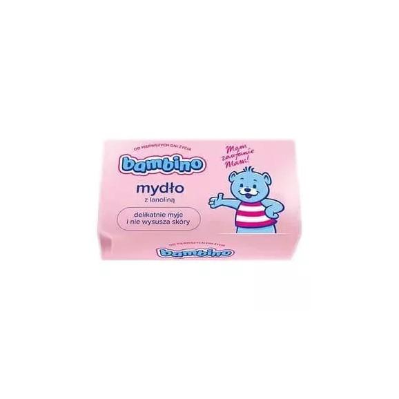 Bambino, mydło dla niemowląt i dzieci, kostka, 90 g Bambino, mydło dla niemowląt i dzieci, kostka, 90 g - zdjęcie produktu
