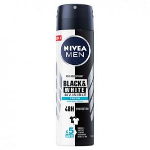 Nivea MEN Black & White Invisible Fresh, antyperspirant, spray, 150 ml - zdjęcie produktu