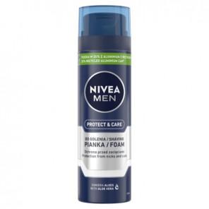 Nivea MEN Protect & Care, ochronna pianka do golenia, 200 ml - zdjęcie produktu