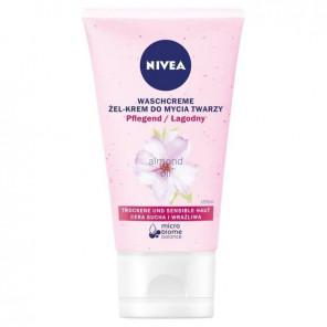 Nivea, łagodnie oczyszczający żel- krem do mycia twarzy, do cery suchej, 150 ml - zdjęcie produktu