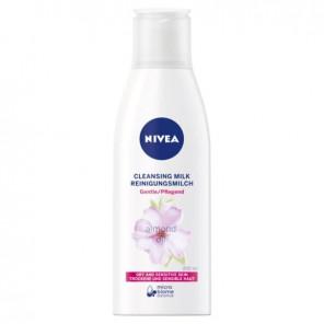 Nivea, łagodne mleczko do demakijażu, do cery suchej i wrażliwej, 200 ml - zdjęcie produktu