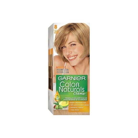 Farba do włosów Garnier Color Naturals, 8 JASNY BLOND, 1 szt. Farba do włosów Garnier Color Naturals, 8 JASNY BLOND, 1 szt. - zdjęcie produktu