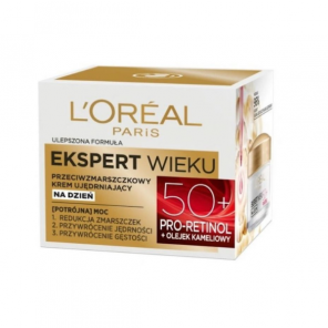 L’Oreal Paris Ekspert Wieku 50+, przeciwzmarszczkowy krem ujędrniający na dzień, 50 ml - zdjęcie produktu