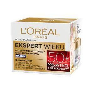 L’Oreal Paris Ekspert Wieku 50+, przeciwzmarszczkowy krem ujędrniający na noc, 50 ml - zdjęcie produktu