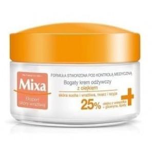 Mixa, bogaty krem odżywczy z olejkiem z wiesiołka, 50 ml - zdjęcie produktu