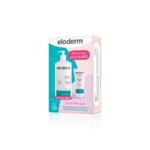 Eloderm balsam nawilżający, 400 ml + krem aktywny od 1. dnia życia, 75 ml, 1 zestaw - zdjęcie produktu