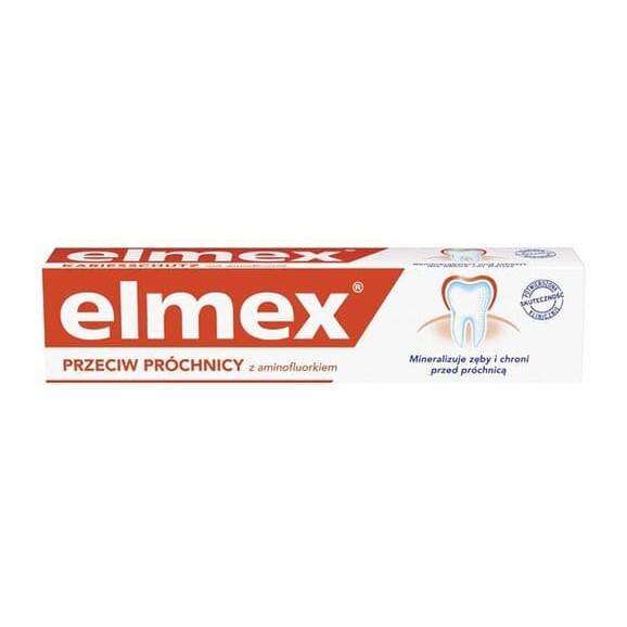 Elmex, pasta do zębów z aminofluorkiem, 75 ml Elmex, pasta do zębów z aminofluorkiem, 75 ml - zdjęcie produktu