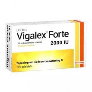 Vigalex Forte, 2000 IU, tabletki, 120 szt. - zdjęcie produktu