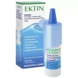 Ektin, krople do oczu, 10 ml - zdjęcie produktu