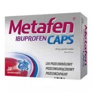 Metafen Ibuprofen Caps, kapsułki, 20 szt. - zdjęcie produktu