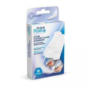 Active Plast Special, zestaw plastrów z klejem silikonowym, 10 szt. - zdjęcie produktu