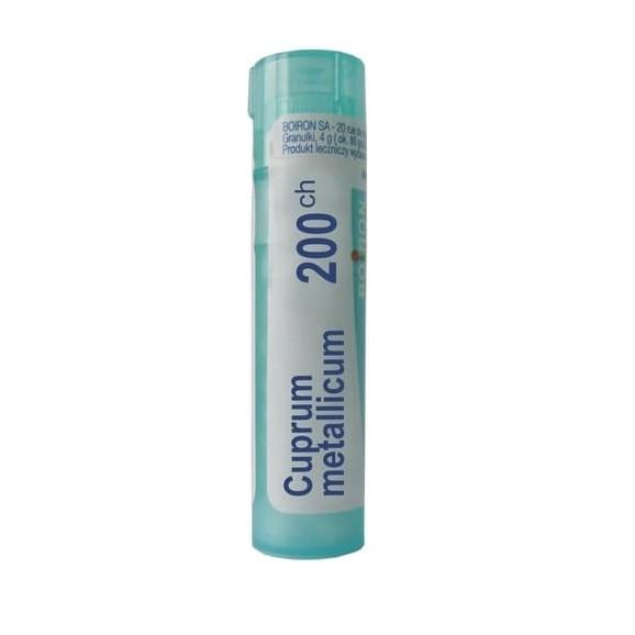 Boiron Cuprum Metallicum, 200 CH, granulki 4 g Boiron Cuprum Metallicum, 200 CH, granulki 4 g - zdjęcie produktu