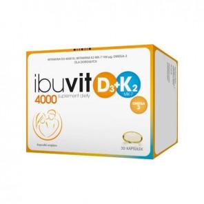Ibuvit D3 4000+K2 MK-7 Omega 3, kapsułki, 30 szt. - zdjęcie produktu