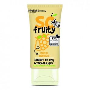 FlosLek So Fruity, wygładzający krem-sorbet do rąk, żółte owoce, 50 ml - zdjęcie produktu