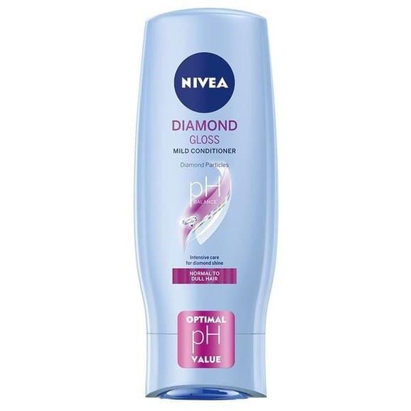Nivea Diamond Gloss, odżywka do włosów dodająca blasku, 200 ml Nivea Diamond Gloss, odżywka do włosów dodająca blasku, 200 ml - zdjęcie produktu