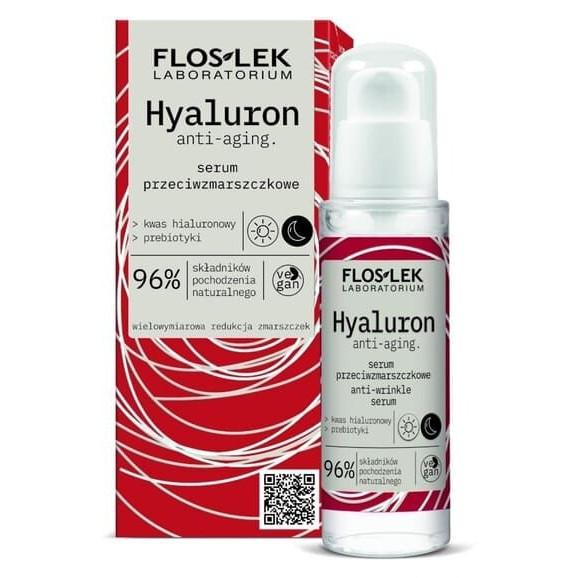 Floslek Hyaluron, serum przeciwzmarszczkowe, 30 ml Floslek Hyaluron, serum przeciwzmarszczkowe, 30 ml - zdjęcie produktu
