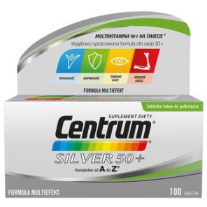 Centrum kompletne od A do Z Silver 50+, tabletki, 100 szt. - zdjęcie produktu