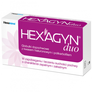 Hexagyn Duo, globulki dopochwowe, 10 szt. - zdjęcie produktu