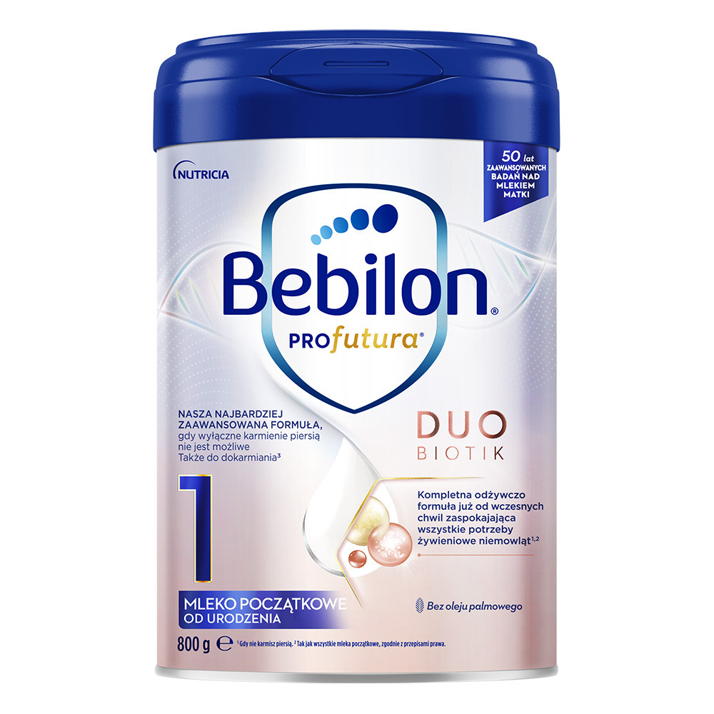 Bebilon Profutura Duo Biotik 1, mleko początkowe, od urodzenia, 800 g