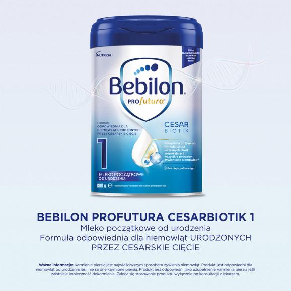 Bebilon Profutura Cesar Biotik 1, mleko początkowe, od urodzenia, 800 g - zdjęcie produktu