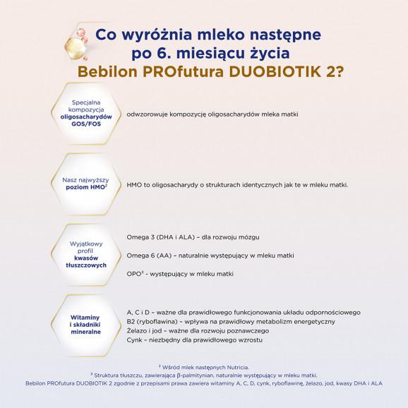 Bebilon Profutura DUO BIOTIK 2 – mleko następne po 6. miesiącu życia (800 g) - zdjęcie produktu