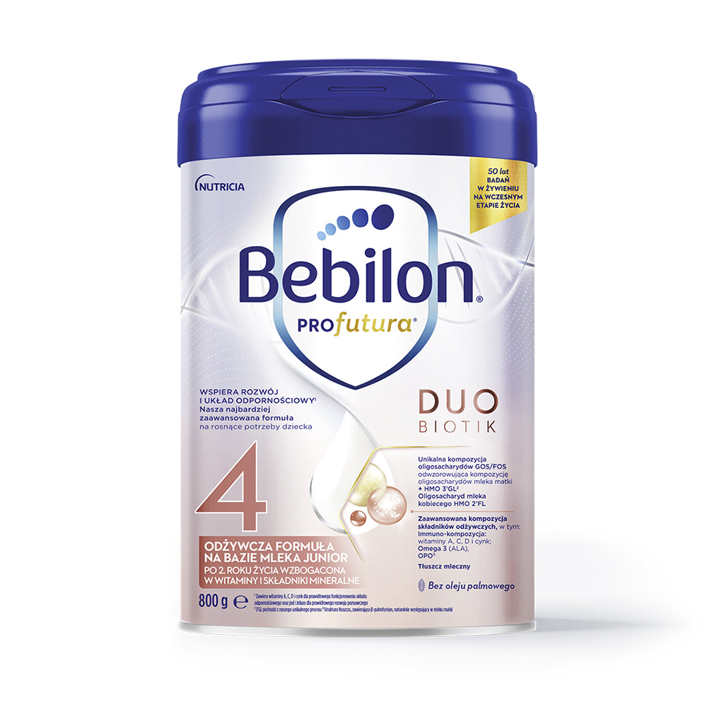 Bebilon Profutura Duo Biotik 4, mleko modyfikowane, po 2 roku, 800 g