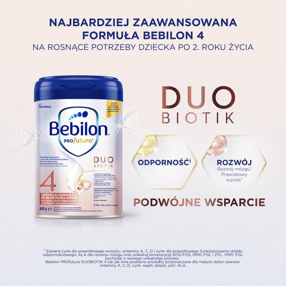 Bebilon Profutura Duo Biotik 4, mleko modyfikowane, po 2 roku, 800 g Bebilon Profutura Duo Biotik 4, mleko modyfikowane, po 2 roku, 800 g - zdjęcie produktu