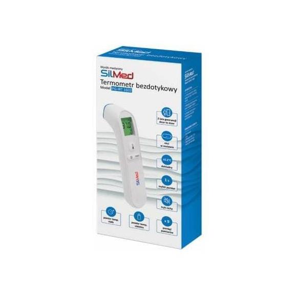 Termometr bezdotykowy, SilMed PG-IRT 1602, 1 szt. Termometr bezdotykowy, SilMed PG-IRT 1602, 1 szt. - zdjęcie produktu
