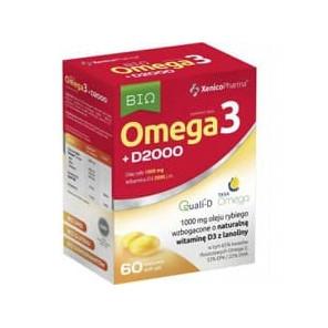 BIO Omega3 + D2000, kapsułki, 60 szt. - zdjęcie produktu