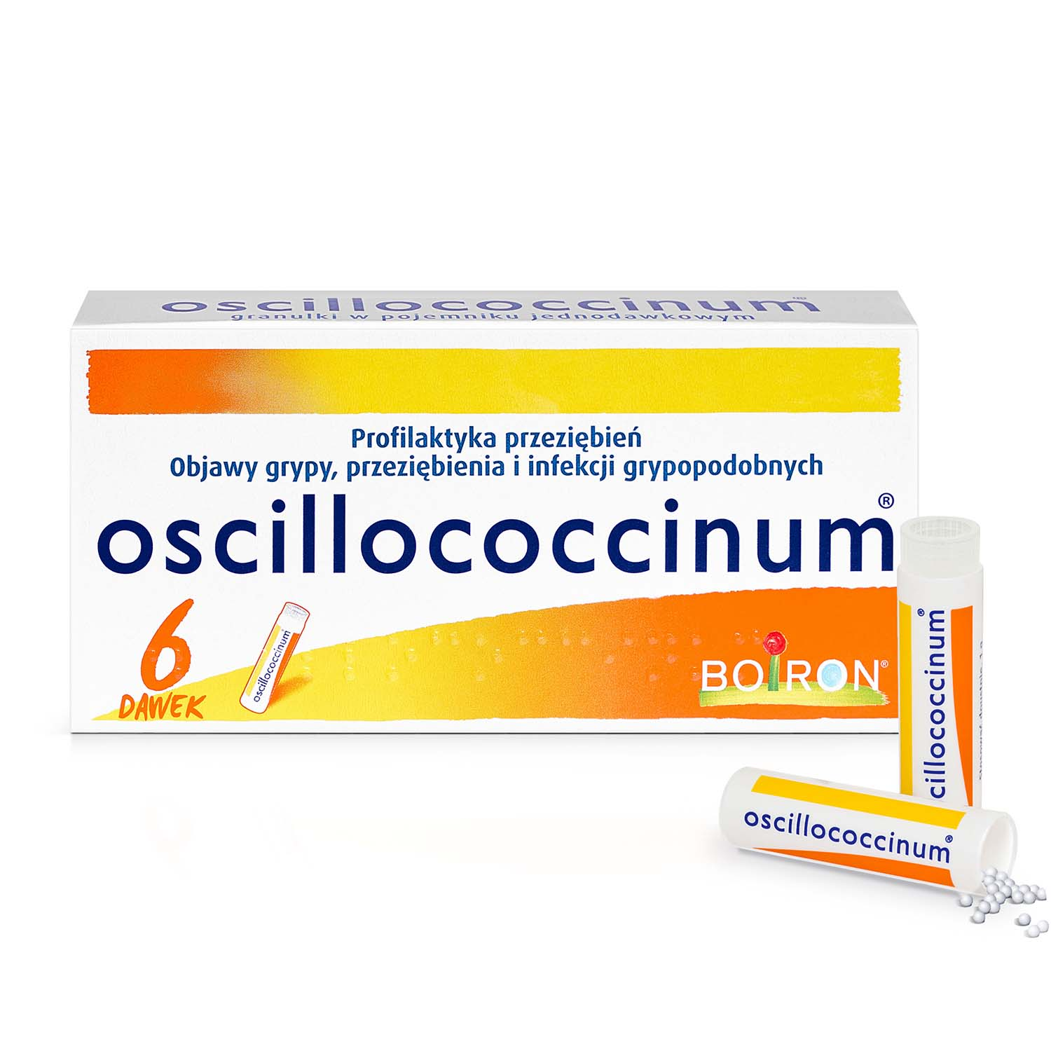 Boiron Oscillococcinum, granulki, 6 dawek