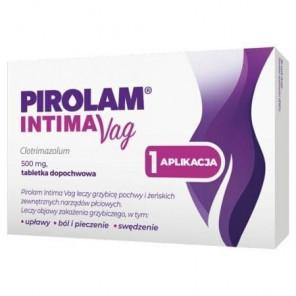Pirolam Intima Vag, Clotrimazolum 500 mg, tabletka dopochwowa, 1 szt. - zdjęcie produktu