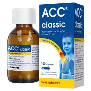 ACC Classic 20 mg/ ml, roztwór doustny, smak wiśniowy, 100 ml - zdjęcie produktu